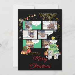 Tarjeta Festiva A Kawaii Winter Tale Cozy Hedgehog