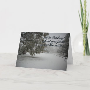 Tarjeta Festiva A lo largo de las millas