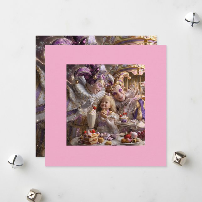 Tarjeta Festiva A Love Beneath the Rainbow (Anverso/Reverso In Situ)