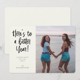 Tarjeta Festiva A mejor foto de Año Nuevo