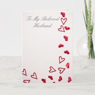 Tarjeta Festiva A Mi Amado Esposo Que Te Ama Con Todo Mi Corazón