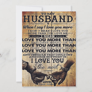 Tarjeta Festiva A mi amor mi marido Oferta de cotizaciones a pre
