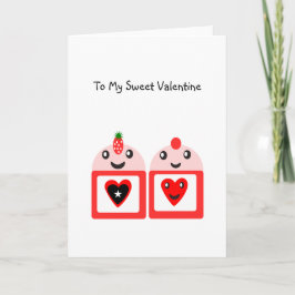 Tarjeta Festiva A Mi Dulce Valentine