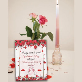 Tarjeta Festiva A Mi Esposo En El día de San Valentín