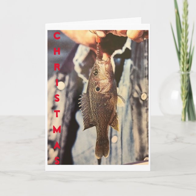 TARJETA FESTIVA A MI ***FAVORITO PESCADOR**** A LOS NAVIDADES (Anverso)