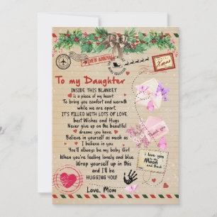 Tarjeta Festiva A Mi Hija, A Mi Hija Y A Mi Mamá