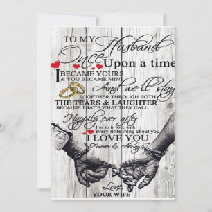 Tarjeta Festiva A Mi Marido, Cita De Amor Regalo