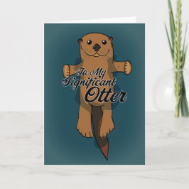 Tarjeta Festiva A mi nutria significativa