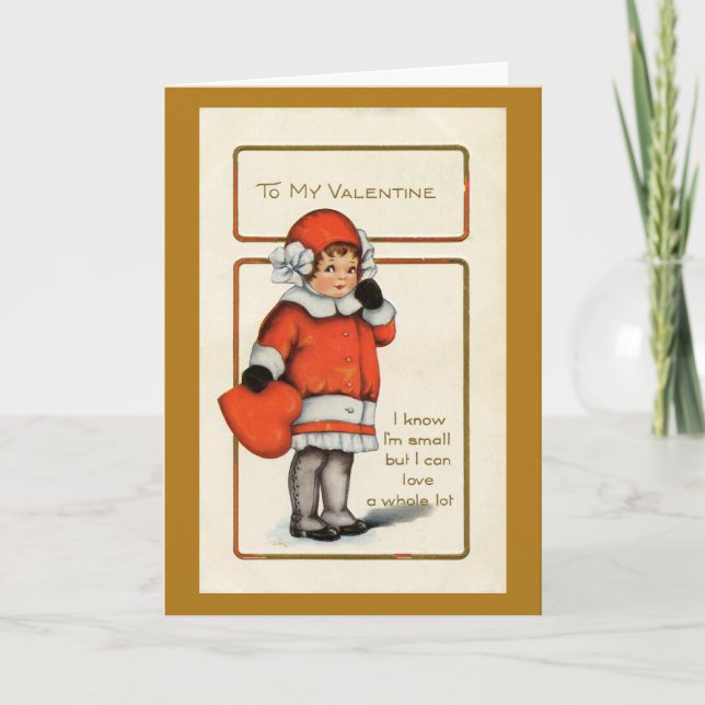 Tarjeta Festiva A mi San Valentín (Anverso)