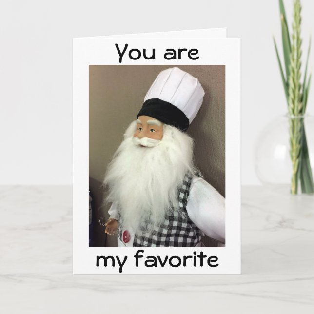 Tarjeta Festiva A mis navidades les encanta mi COCINA FAV CON MUCH (Anverso)