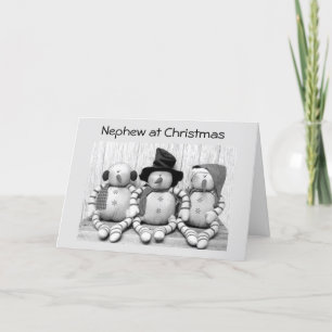TARJETA FESTIVA A *NEPHEH* A NAVIDADES DE CUTE SNOWMEN