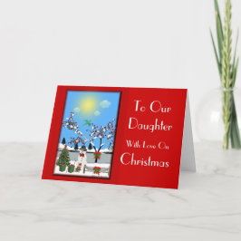 Tarjeta Festiva A nuestra hija