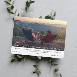 Tarjeta Festiva A Nuestro Próximo Collage de fotos De Aventura De