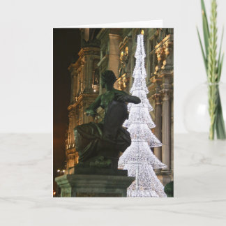 Tarjeta Festiva À París III de Nöel - Hotel de Ville