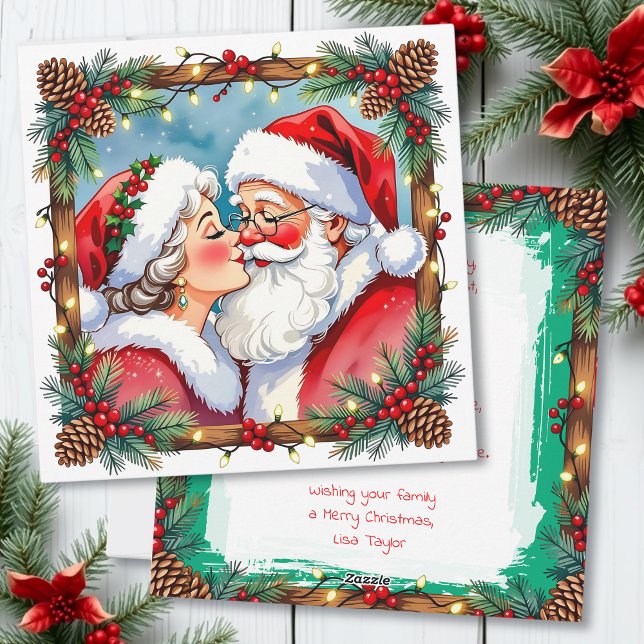Tarjeta Festiva A Sweet Old-Fashioned Christmas | Mr and Mrs Claus (Subido por el creador)