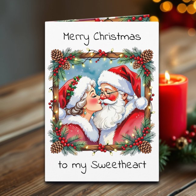 Tarjeta Festiva A Sweet Old-Fashioned Christmas | Mr and Mrs Claus (Subido por el creador)