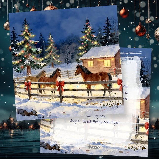 Tarjeta Festiva A Sweet Old-Fashioned Country Christmas (Subido por el creador)