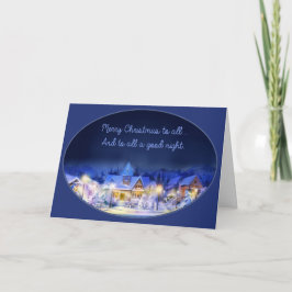 Tarjeta Festiva A todos los buenos Navidades