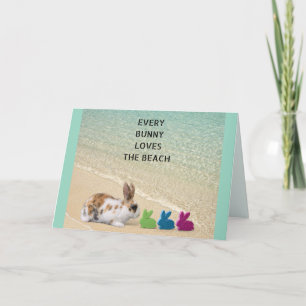 Tarjeta Festiva A Todos Los Bunny Les Encanta La Semana Santa Trop