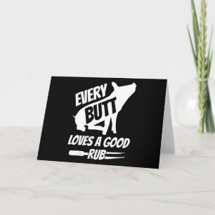 Tarjeta Festiva A Todos Los Butt Les Encanta Un Buen Rubio Gracios