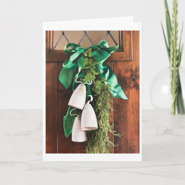 TARJETA FESTIVA **A TRAVÉS DE LAS MILLAS** EN NAVIDADES (Anverso)