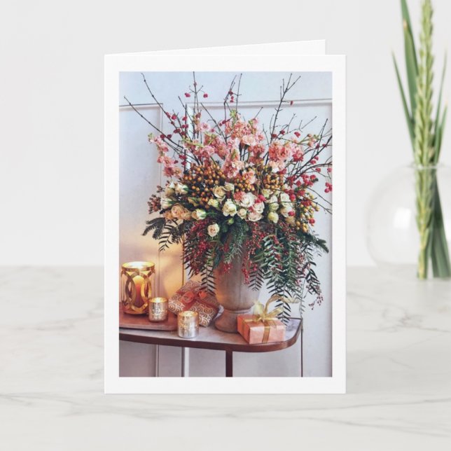 TARJETA FESTIVA **A TRAVÉS DE LAS MILLAS** EN NAVIDADES (Anverso)