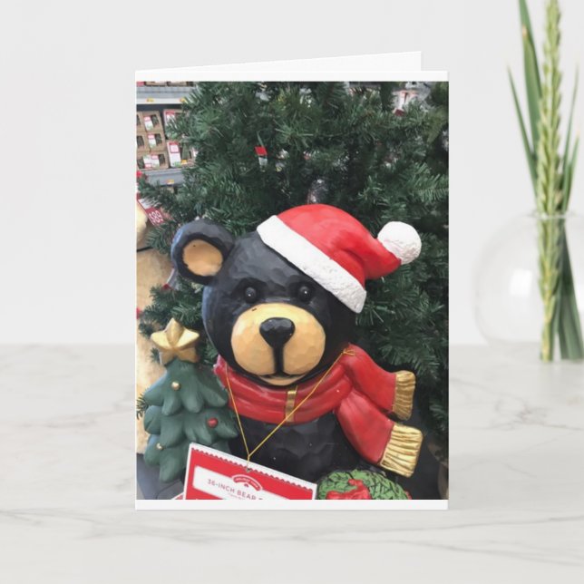 TARJETA FESTIVA **A TRAVÉS DE LAS MILLAS** EN NAVIDADES (Anverso)