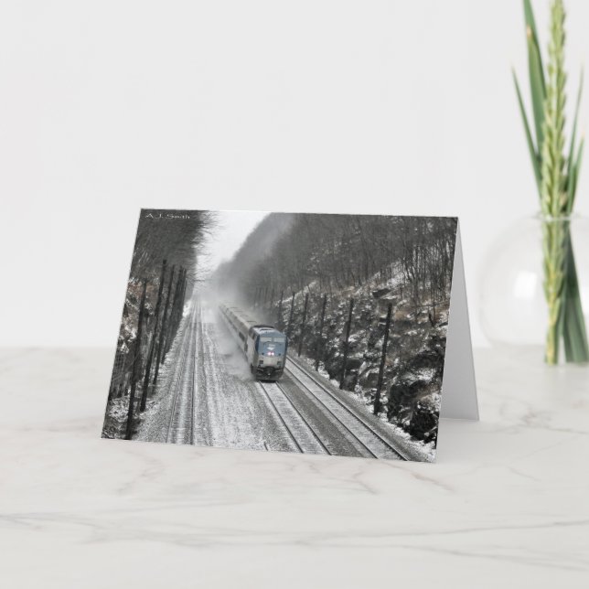 Tarjeta Festiva A través del corte (Anverso)