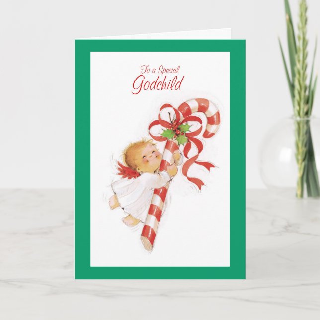 Tarjeta Festiva A un ahijado especial (Anverso)