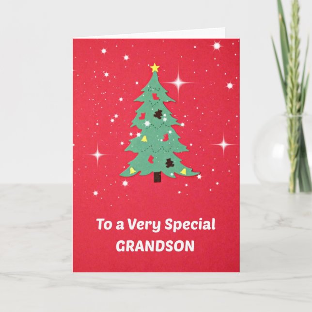 Tarjeta Festiva A un nieto muy especial (Anverso)