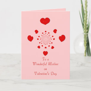 Tarjeta Festiva A una madre maravillosa el el día de San Valentín