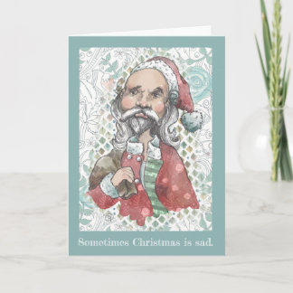 Tarjeta Festiva A Veces Los Navidades Son Tristes