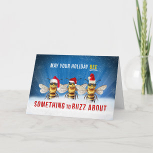 Tarjeta Festiva Abeja algo que se rumorea sobre los Navidades