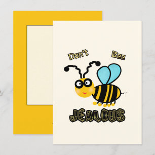 Tarjeta Festiva Abeja divertida