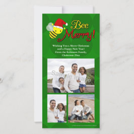 Tarjeta Festiva Abeja feliz, día de fiesta lindo del abejorro