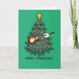 Tarjeta Festiva Abeto Springsteen