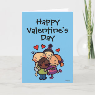 Tarjeta Festiva Abrazo del grupo de Leslie Patricelli con los