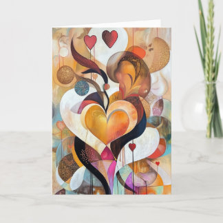 Tarjeta Festiva Abrazo eterno del amor