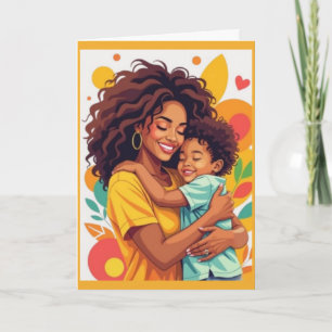 Tarjeta Festiva Abrazos de Mamá