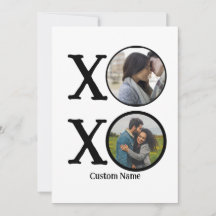 Abrazos y Besos Modernos Personalizados XOXO Colla