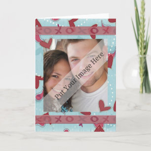 Tarjeta Festiva Abrazos y besos San Valentín