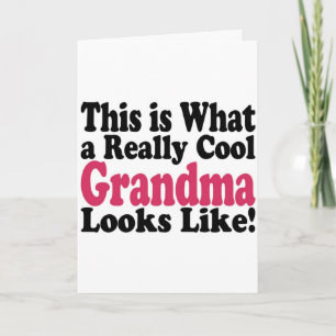 Tarjeta Festiva Abuela Cool