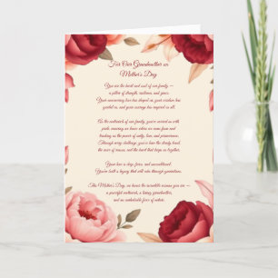 Tarjeta Festiva Abuela el Día de la Madre