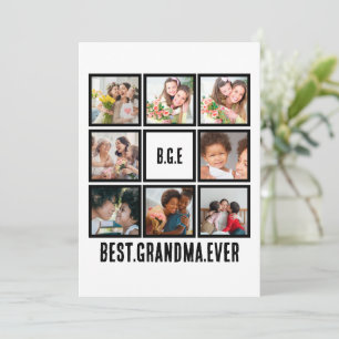 Tarjeta Festiva Abuela Favorita Personalizada 8 Fotos Collage