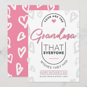 Tarjeta Festiva Abuela Feliz Día de la Madre 