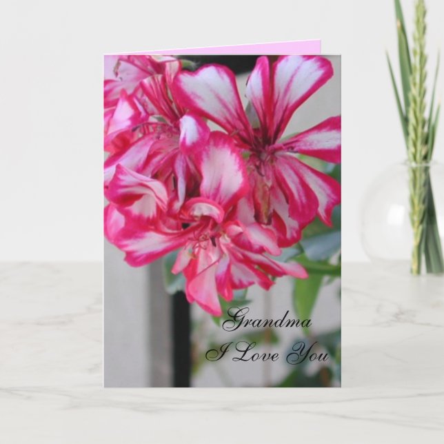 Tarjeta Festiva Abuela Te Amo (Anverso)