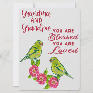Tarjeta Festiva Abuela y abuelo