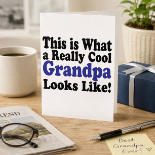 Tarjeta Festiva Abuelo fresco