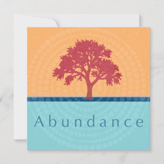 Tarjeta Festiva Abundance Art Card (Anverso)
