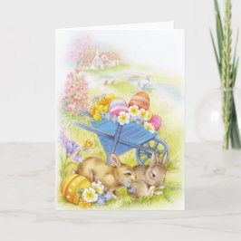 Tarjeta Festiva Abundantes nostálgicos de Pascua